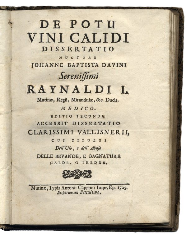 De Potu Vini Calidi dissertatio... Editio secunda. Accessit Dissertatio clarissimi … | Immagine Gallery 3