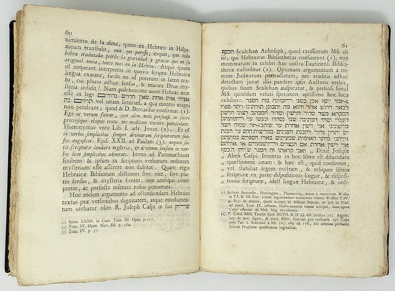 De Praecipuis Caussis, et momentis neglectae a nonnullis Hebraicarum Litterarum …