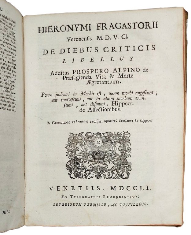 De praesagienda vita et morte aegrotantium libri septem. In quibus … | Immagine Gallery 4