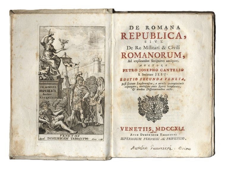 De Romana Republica,&amp;nbsp;sive de Re Militari &amp;amp; Civili Romanorum, ad … | Immagine Gallery 2