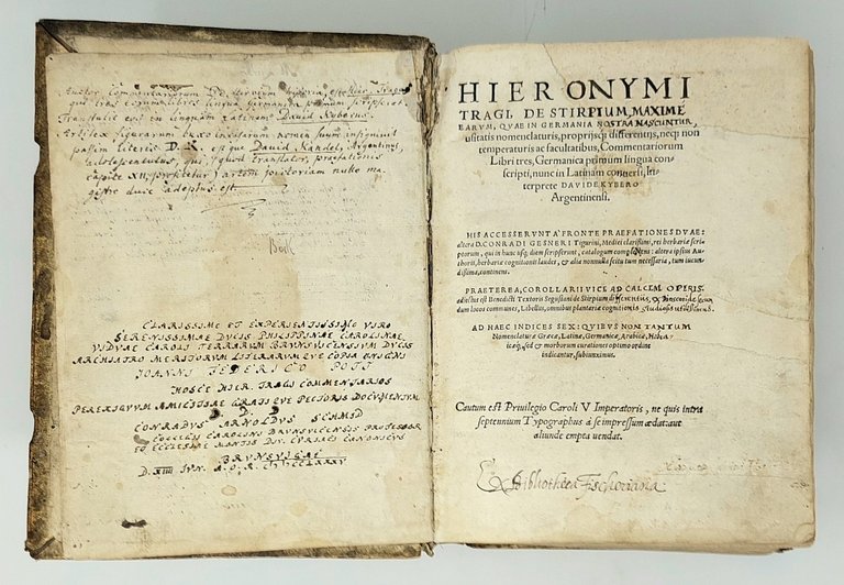 De stirpium commentariorum libri tres.