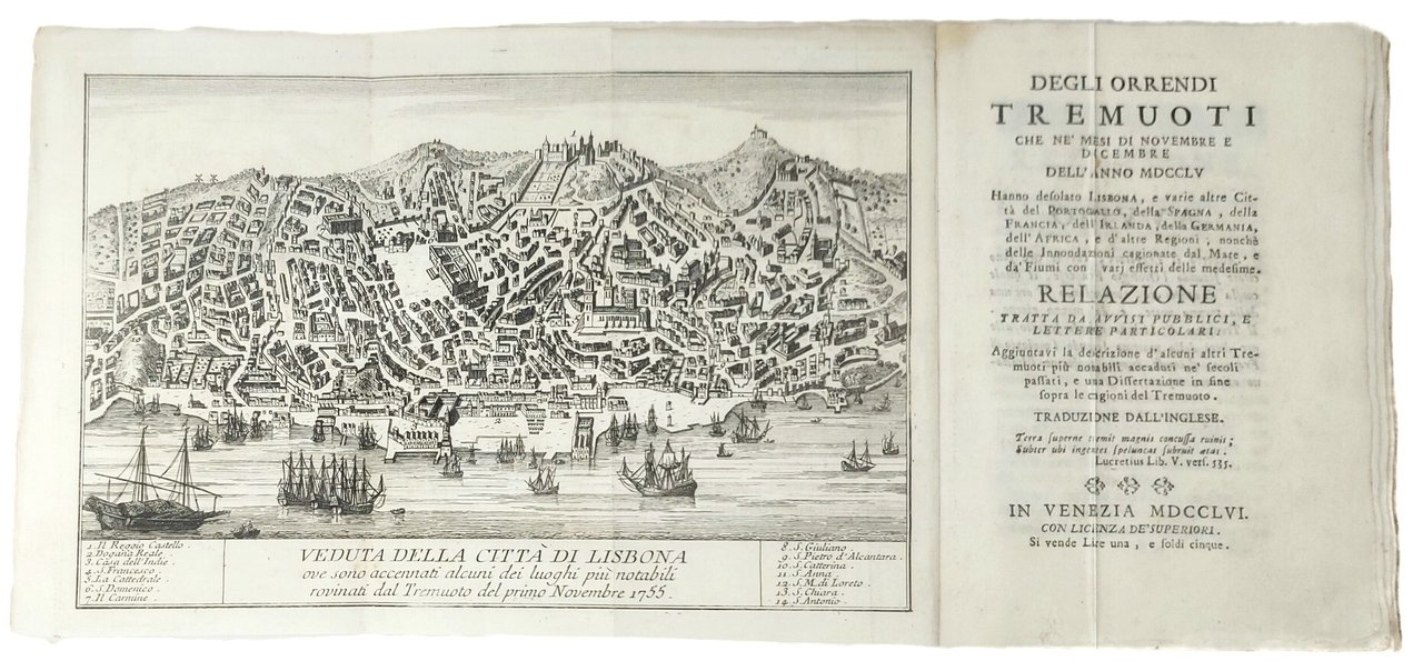 Degli orrendi tremuoti che ne' mesi di Novembre e Dicembre …