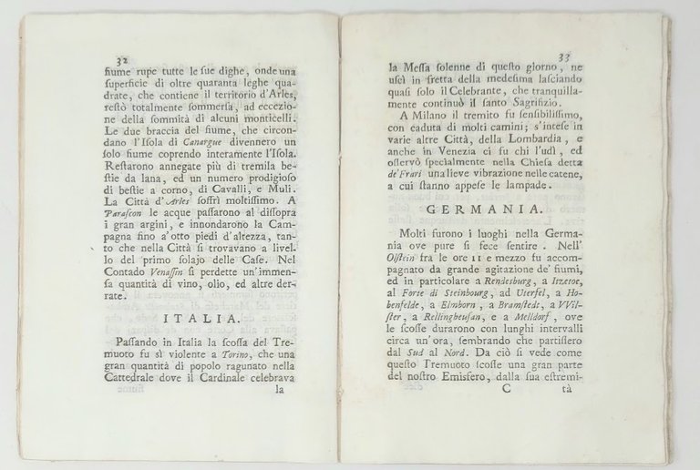 Degli orrendi tremuoti che ne' mesi di Novembre e Dicembre …