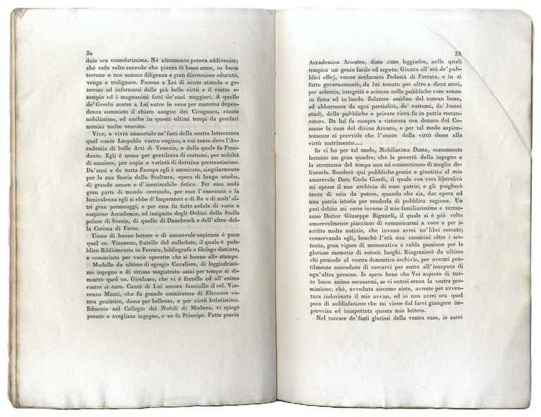 Degli uomini illustri e dei conti Greco della Mirandola. Cenno …