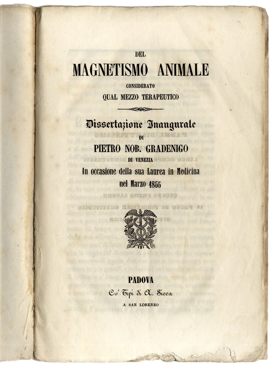 Del magnetismo animale considerato qual mezzo terapeutico | Immagine principale