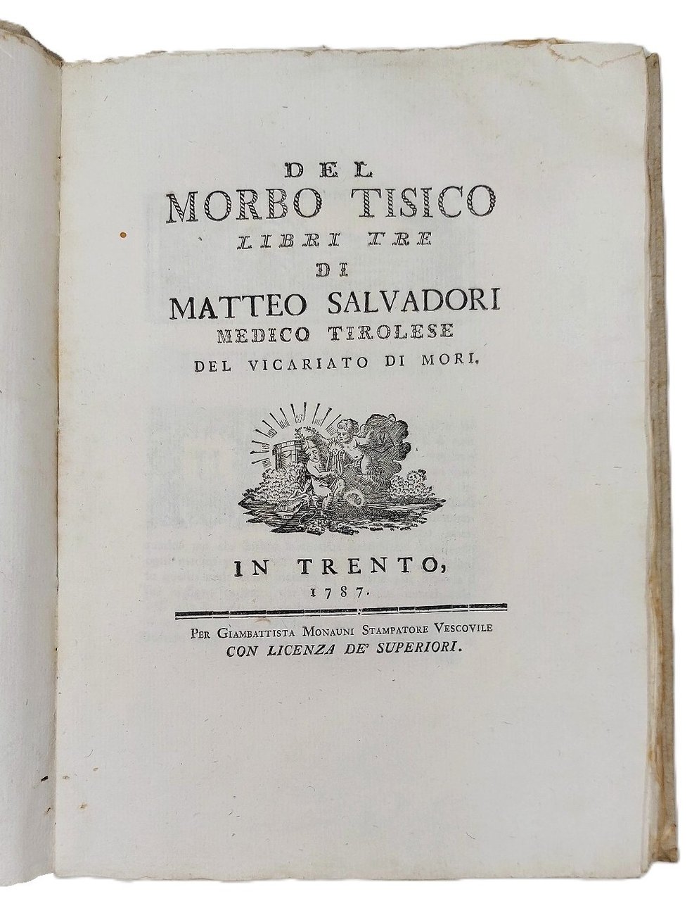 Del Morbo Tisico libri tre.