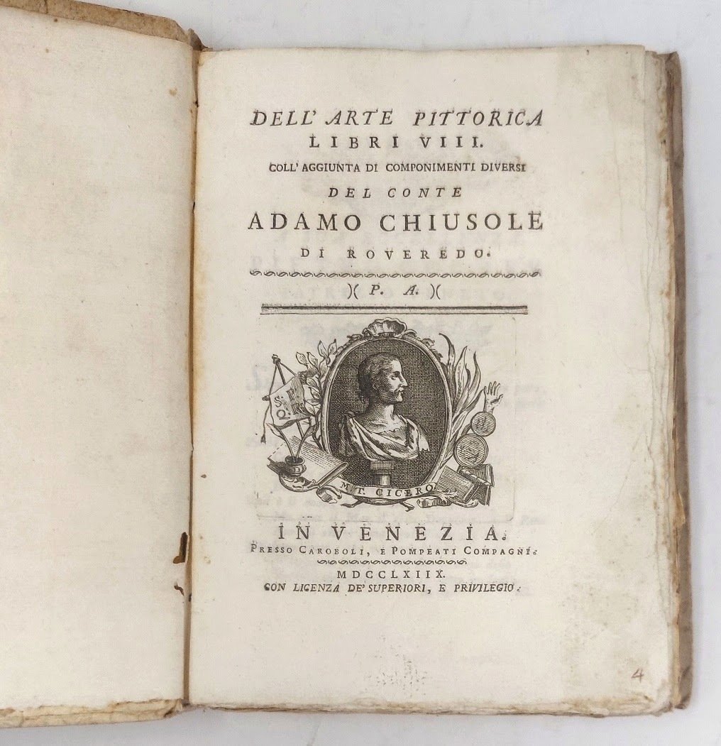 Dell'arte pittorica libri VIII. Coll'aggiunta di componimenti diversi.