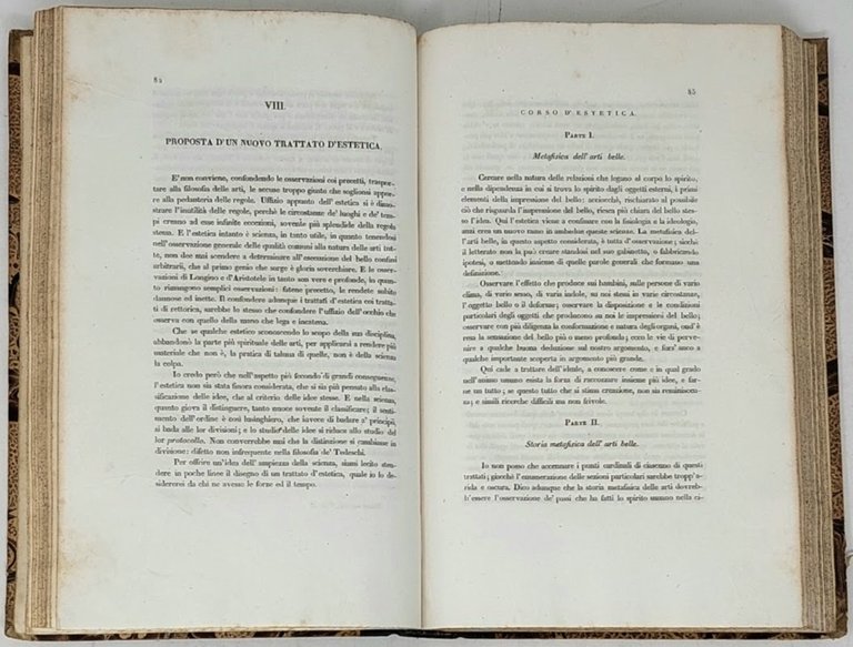 Della Bellezza Educatrice. Pensieri.