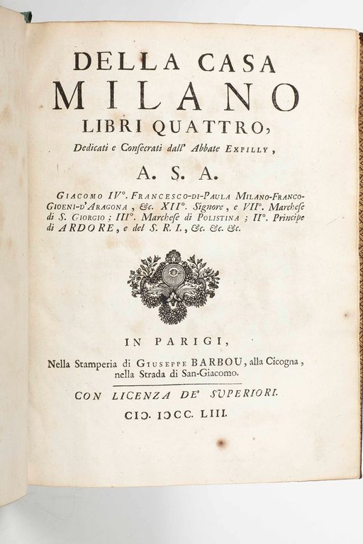 Della casa Milano libri quattro.