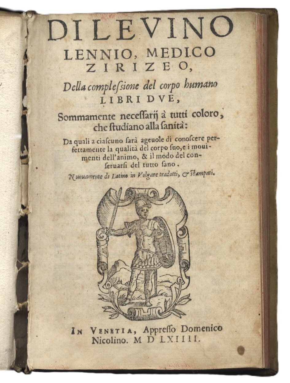 Della complessione del Corpo Humano libri due, sommamente necessarij, a … | Immagine principale