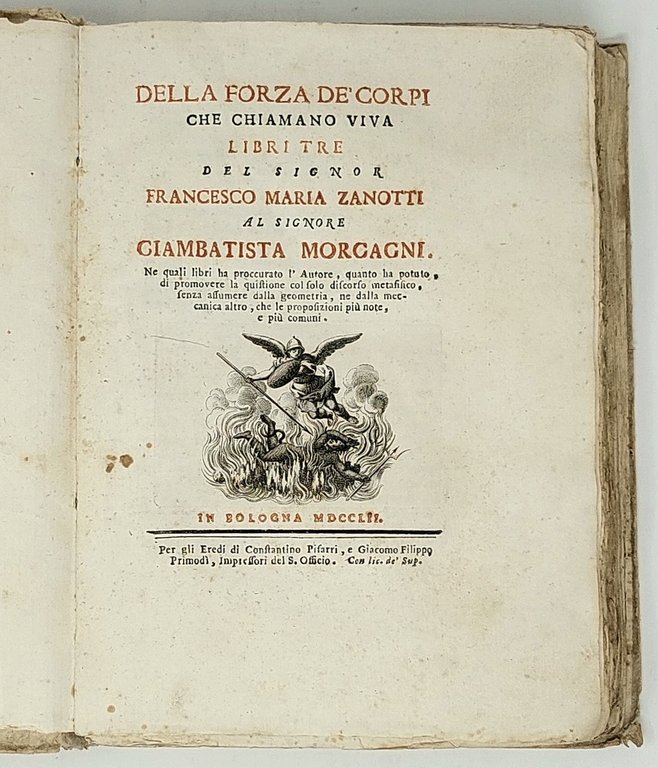 Della forza de' corpi che chiamano viva, libri tre