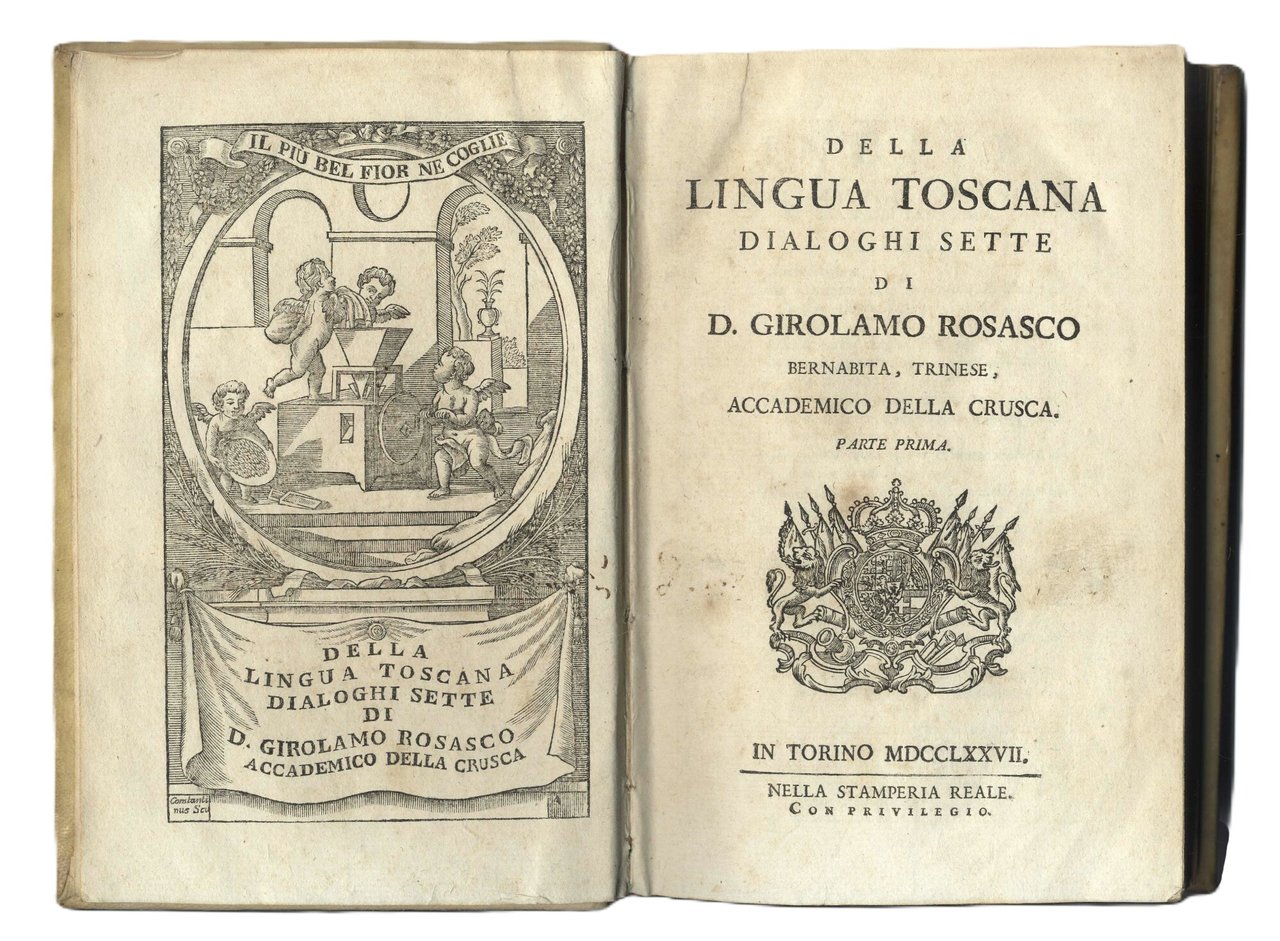 Della Lingua Toscana dialoghi sette. Parte prima (e seconda).