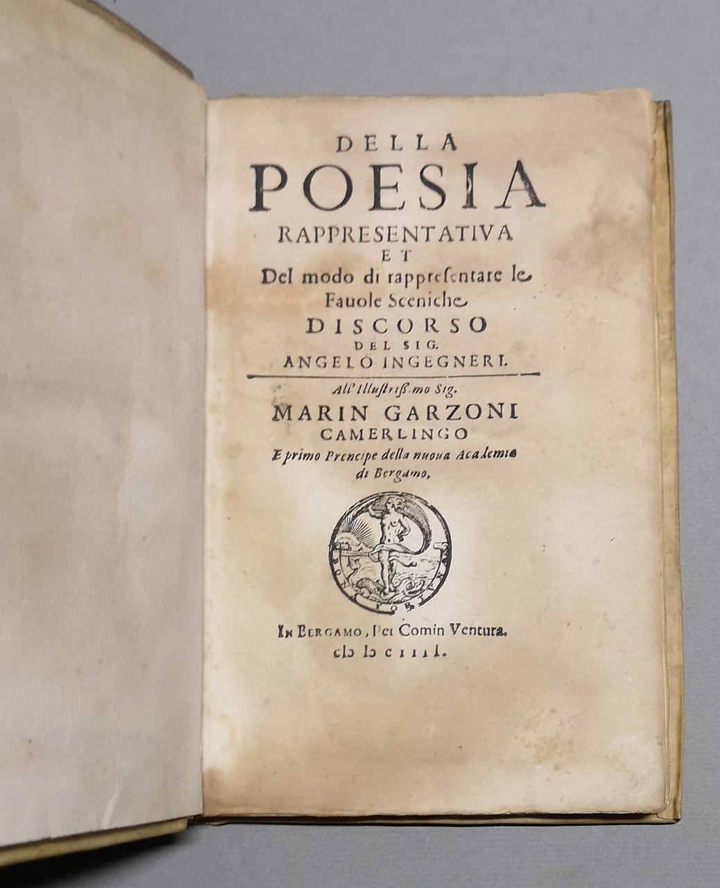 Della poesia rappresentativa et del modo di rappresentare le favole …