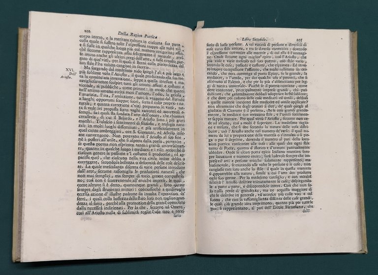 Della ragion poetica libri due e Della tragedia libro uno.