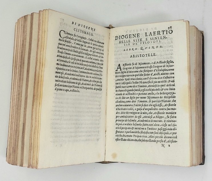 Delle vite e sententie de' Filosofi Illustri. Di nuouo dal …