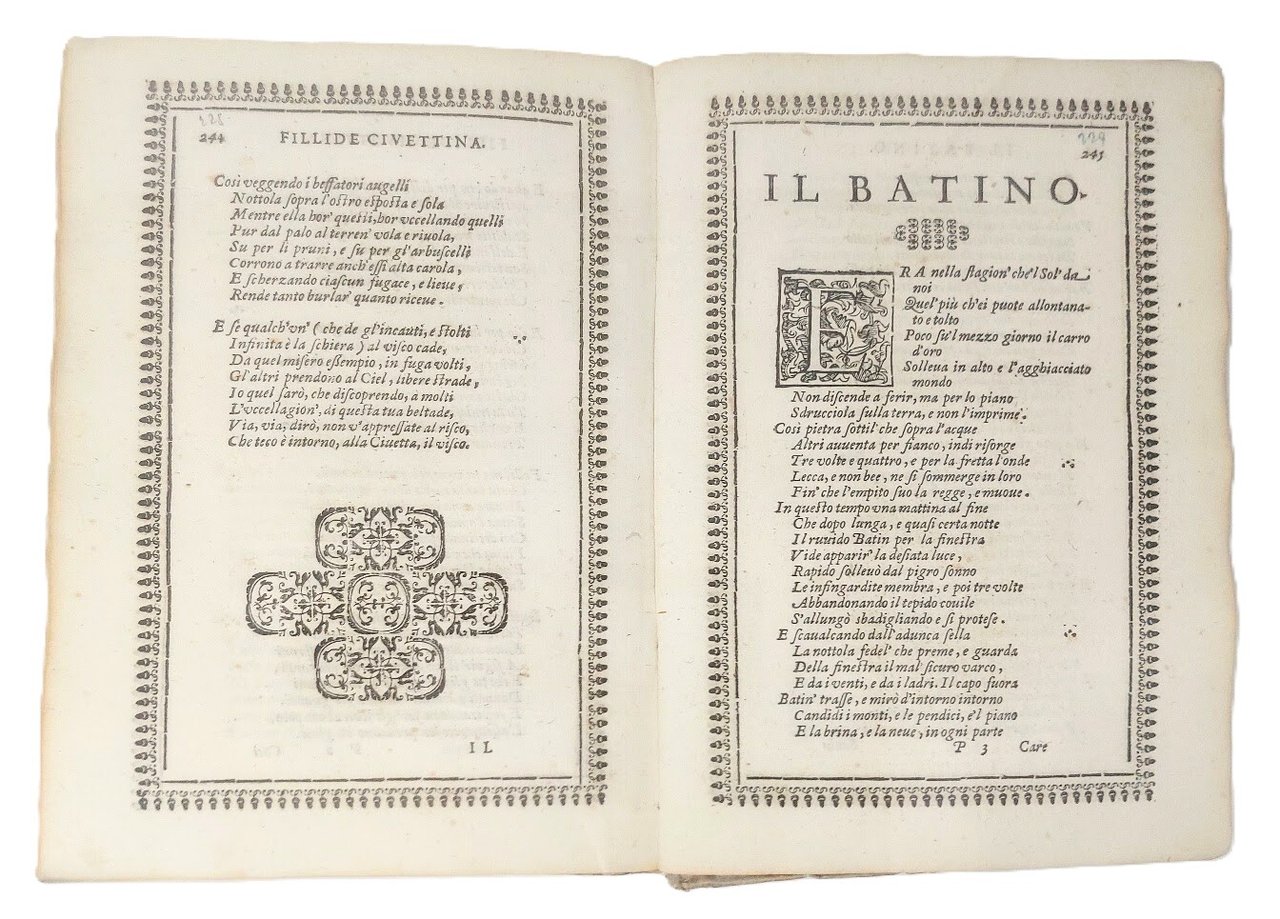Dello scherno degli Dei, poema piacevole. Con la Filide Civettina, …