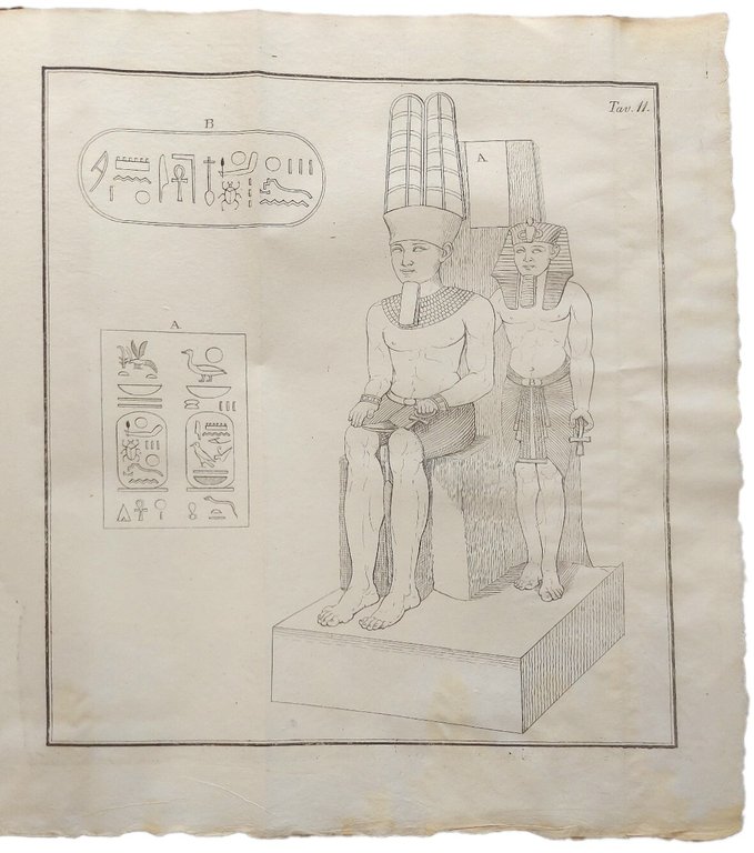 Descrizione dei monumenti egizi del Regio Museo contenenti leggende reali.