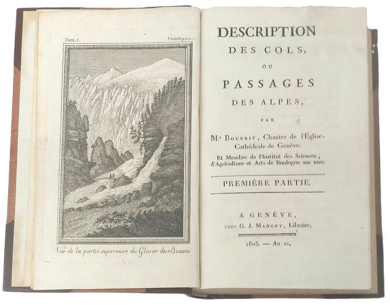 Description des Cols ou Passages des Alpes.