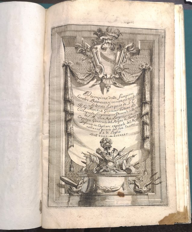 Descrizione del Funerale di S.E. il signor Marchese Girolamo Falletti … | Immagine Gallery 1