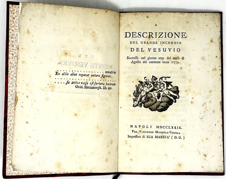 Descrizione del grande Incendio del Vesuvio Successo nel giorno otto … | Immagine Gallery 1