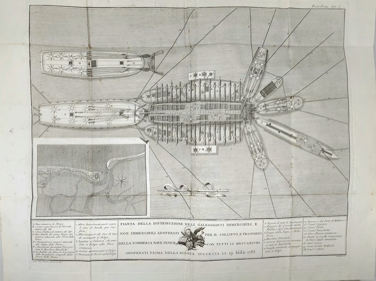Descrizione istorica dell'Estrazione della pubblica Nave La Fenice dal Canale …