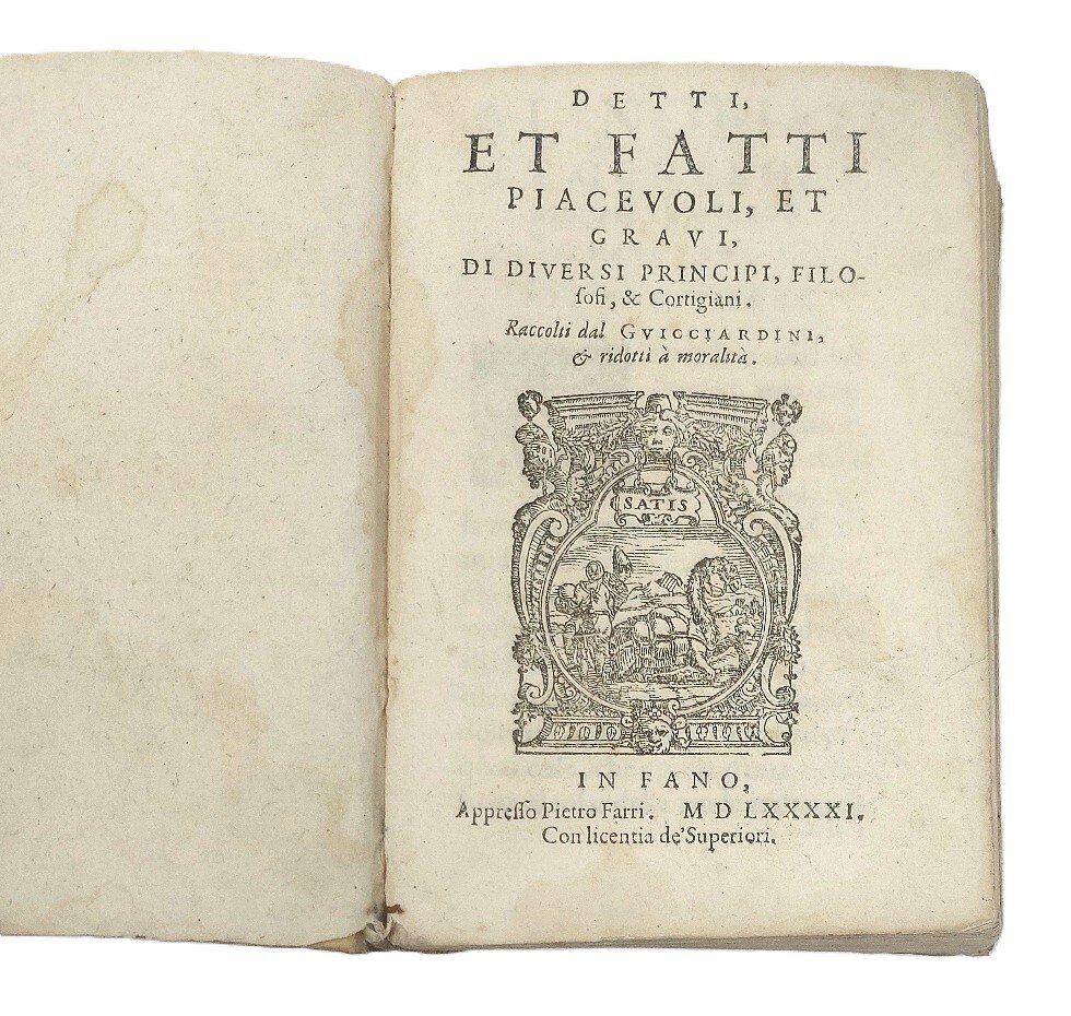 Detti, et Fatti Piacevoli, et Gravi, di diversi principi, filosofi. …