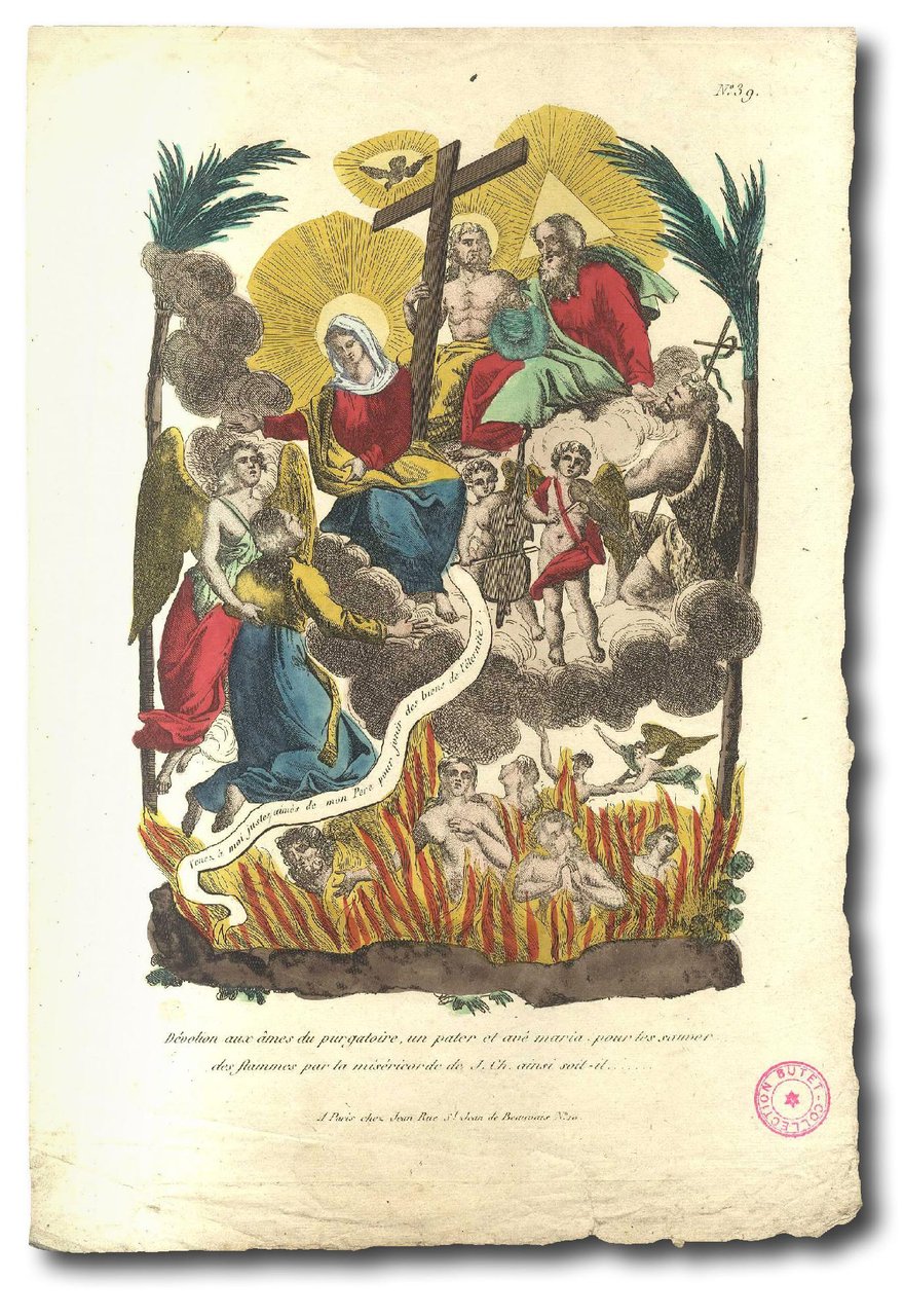 Dévotion auX âmes du purgatoire, un pater et avé Maria …