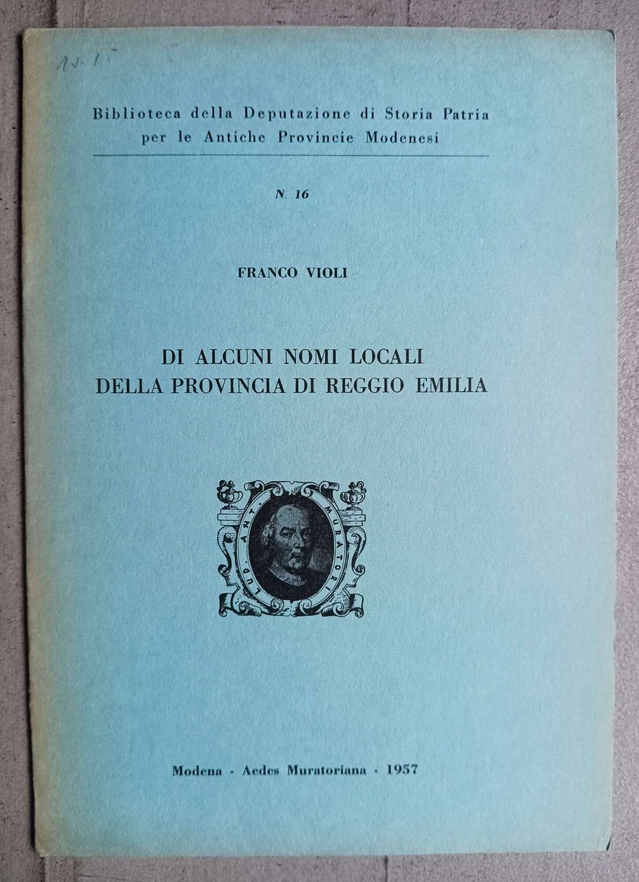 Di alcuni nomi locali della provincia di Reggio Emilia