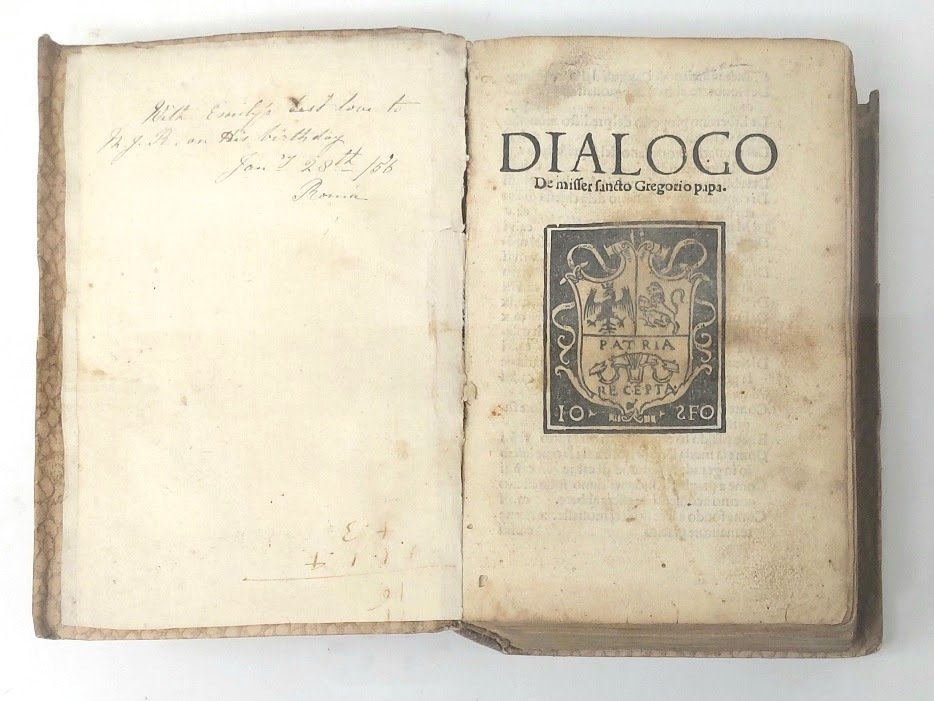 Dialogo de misser sancto Gregorio papa.&amp;nbsp;