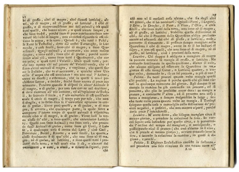 Dialogo sopra l'osservanza del Digiuno ecclesiastico. Nel quale con pochi, … | Immagine Gallery 2