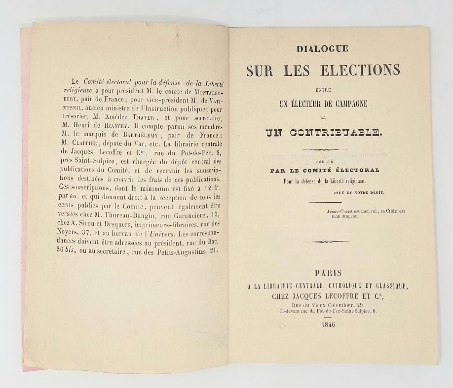 Dialogue sur les elections entre un &amp;eacute;lecteur de campagne et …