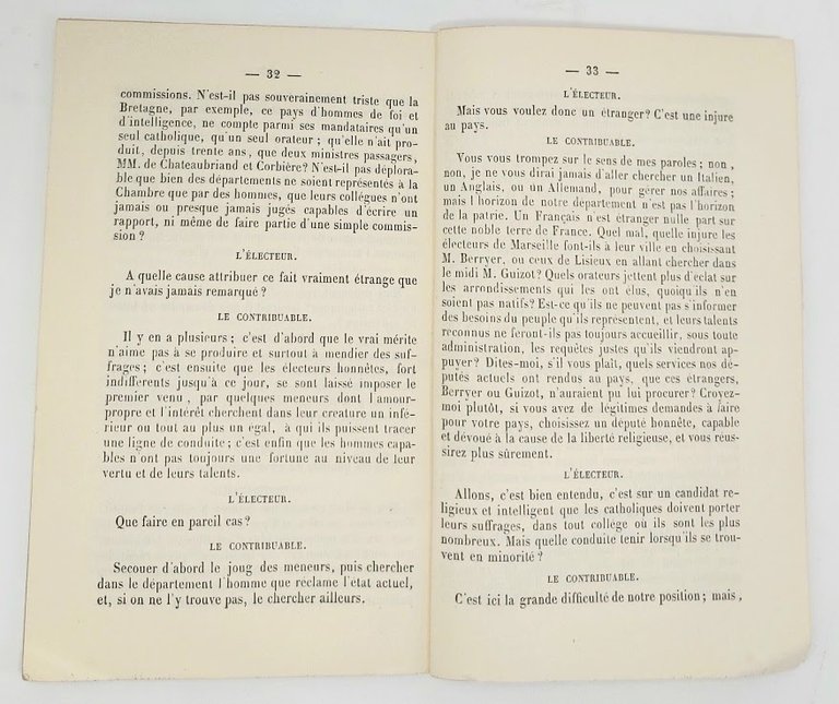 Dialogue sur les elections entre un &amp;eacute;lecteur de campagne et …