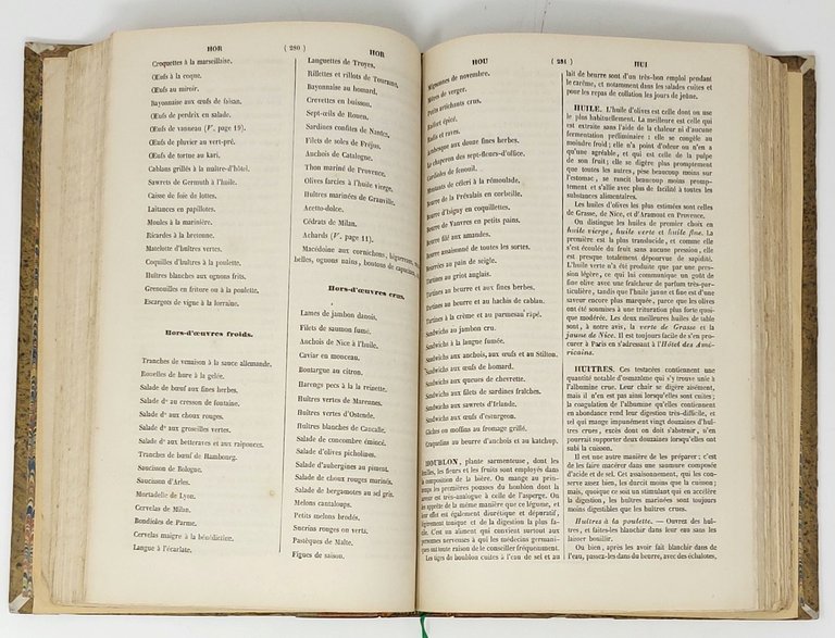 Dictionnaire G&amp;eacute;n&amp;eacute;ral de la Cuisine Fran&amp;ccedil;aise ancienne et moderne, ainsi …