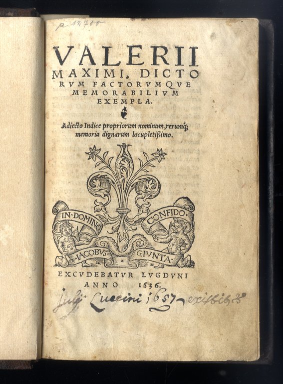 Dictorum factorumque memorabilium exempla.