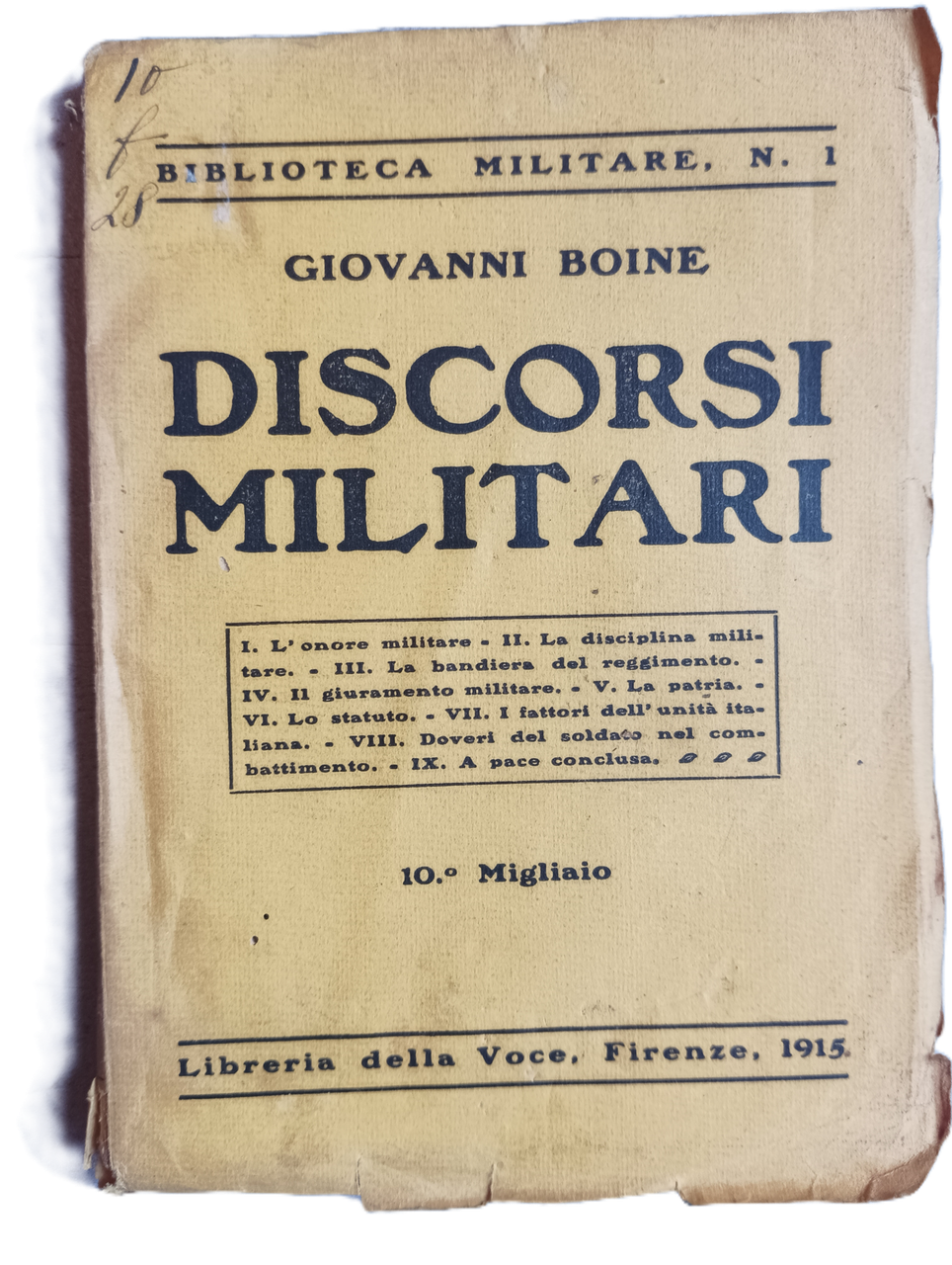 Discorsi militari. | Immagine principale