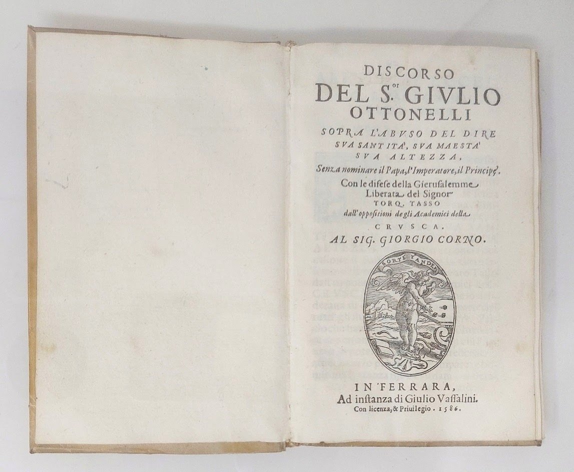 Discorso sopra l'abuso del dire Sua Santit&amp;agrave;, Sua Maest&amp;agrave;, Sua …