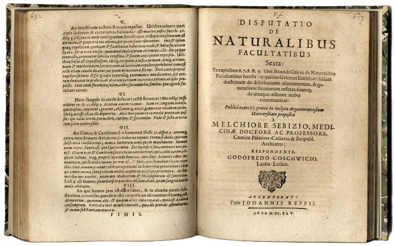 Disputatio de naturalibus facultatibus Prima (-Octava &amp;amp; ultima) continens trium … | Immagine principale