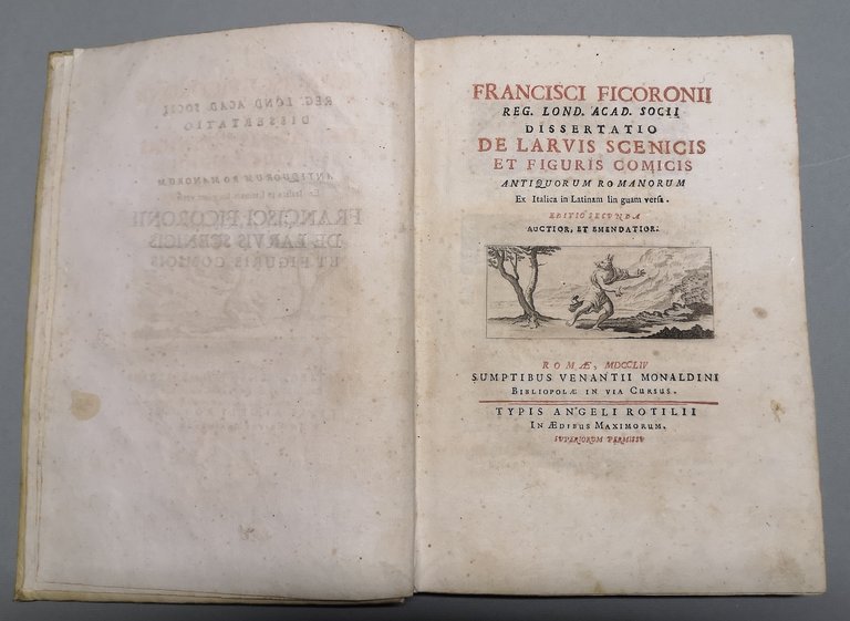 Dissertatio de larvis scenicis et figuris comicis antiquorum Romanorum&amp;nbsp;ex italica …