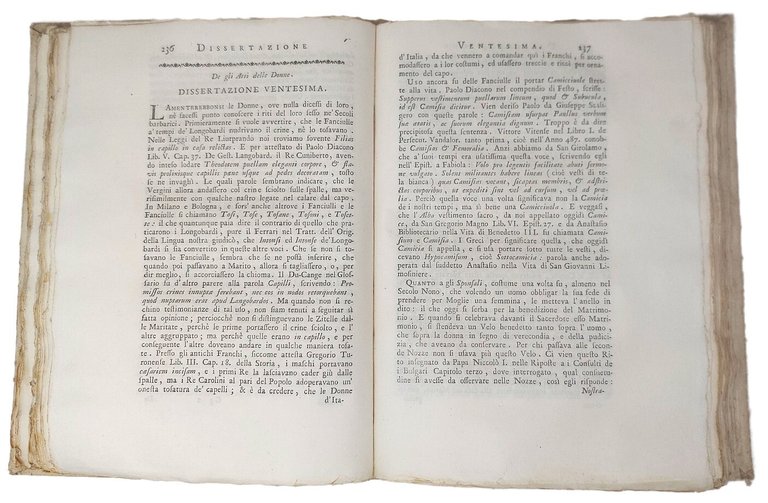 Dissertazioni sopra le Antichit&amp;agrave; Italiane&amp;nbsp;gi&amp;agrave; composte e pubblicate in latino …