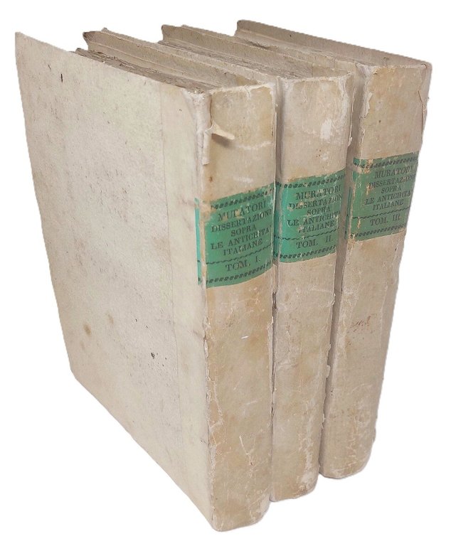 Dissertazioni sopra le Antichit&amp;agrave; Italiane&amp;nbsp;gi&amp;agrave; composte e pubblicate in latino …