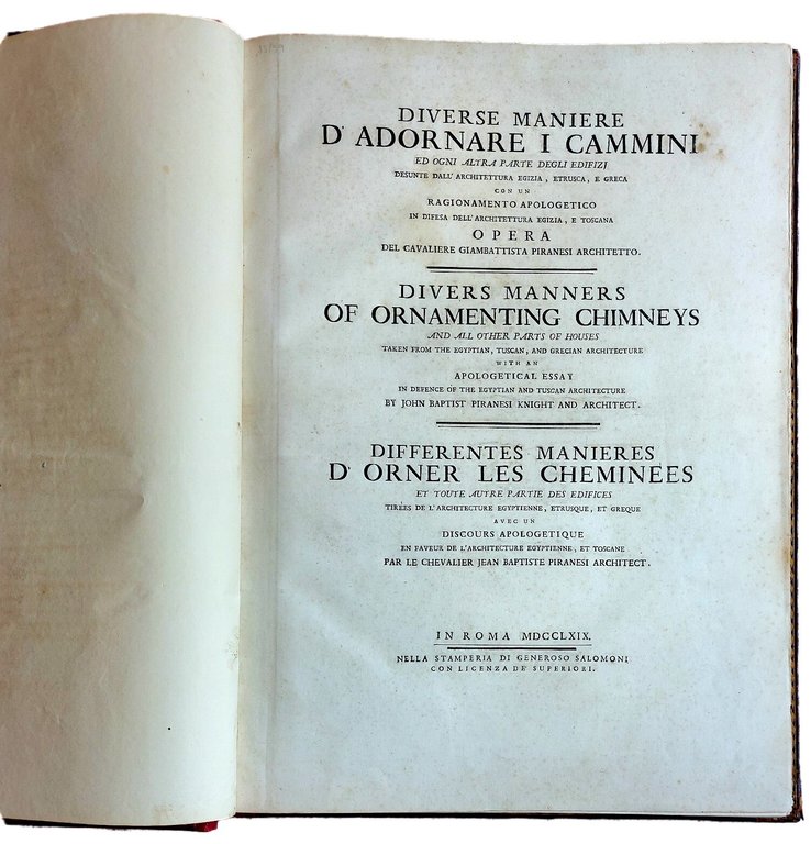 Diverse maniere d'Adornare i Cammini ed ogni altra parte degli …