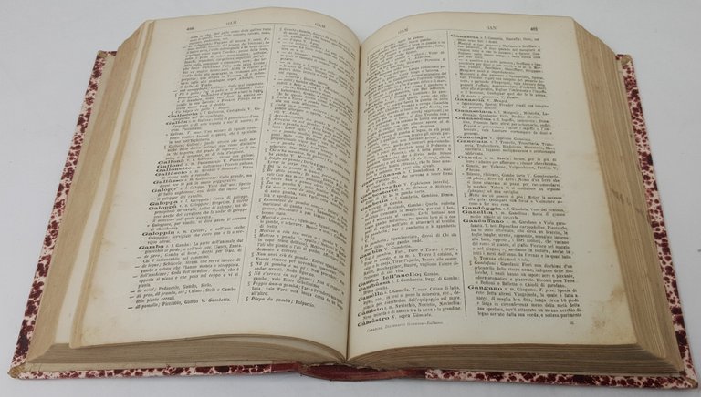 Dizionario Genovese-Italiano.