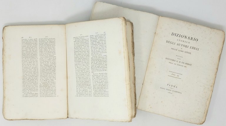 Dizionario storico degli Autori Ebrei e delle loro opere. | Immagine Gallery 1