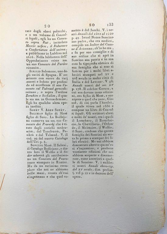 Dizionario storico degli Autori Ebrei e delle loro opere.