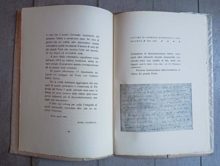 Documenti d amore. Lettere di Gabriele D' Annunzio a una …
