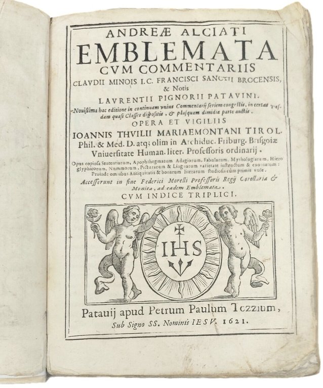 Emblemata. Cum commentariis Claudii Minois...et notis Laur. Pignorii patavini.