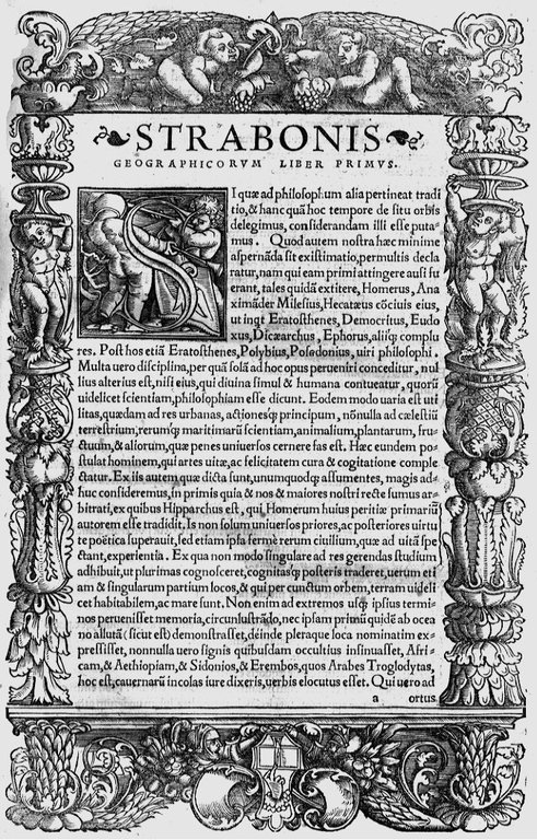 En tibi lector studiose Strabonis Geographicorum Commentarios, | Immagine Gallery 1