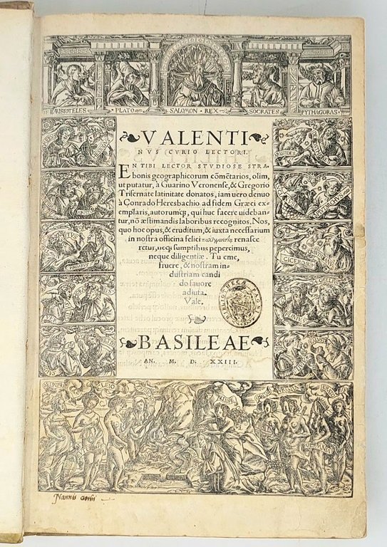 En tibi lector studiose Strabonis Geographicorum Commentarios,