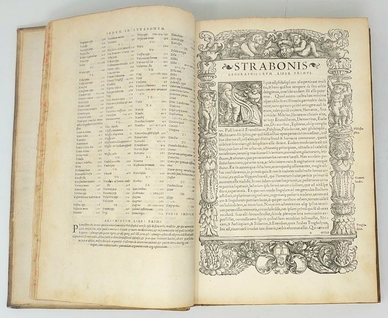 En tibi lector studiose Strabonis Geographicorum Commentarios,