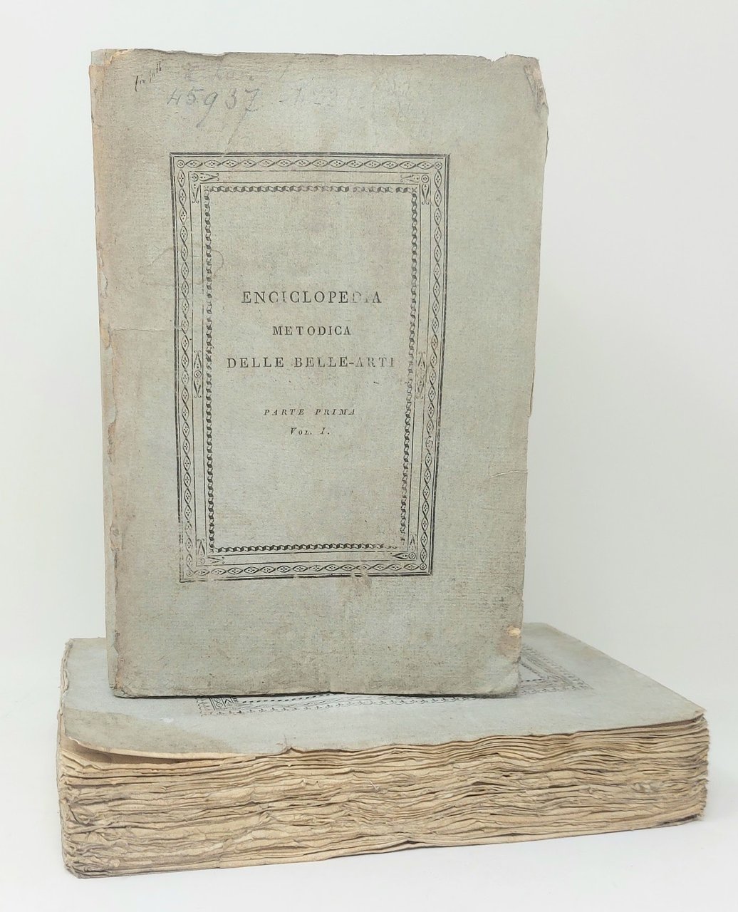 Enciclopedia metodica critico-ragionata delle Belle Arti.&amp;nbsp;Parte prima vol. I - …